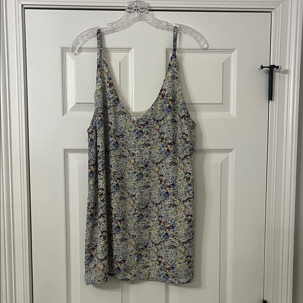 CAbi Multicolor Floral Camisole Top size L like new condition